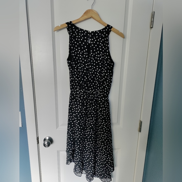 Ricki's Black and White Polkadot Dress Size 4 - Picture 4 of 5